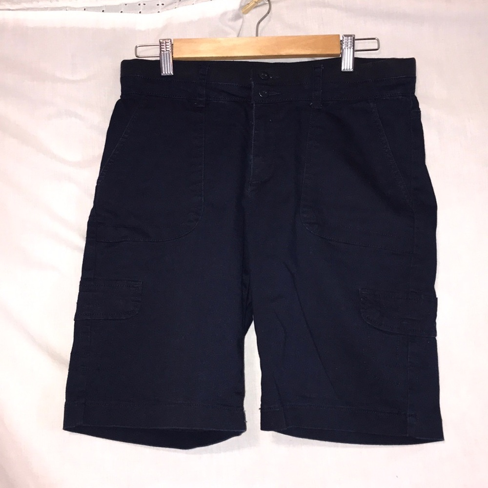 Dark Blue Lee Relaxed Fit Shorts